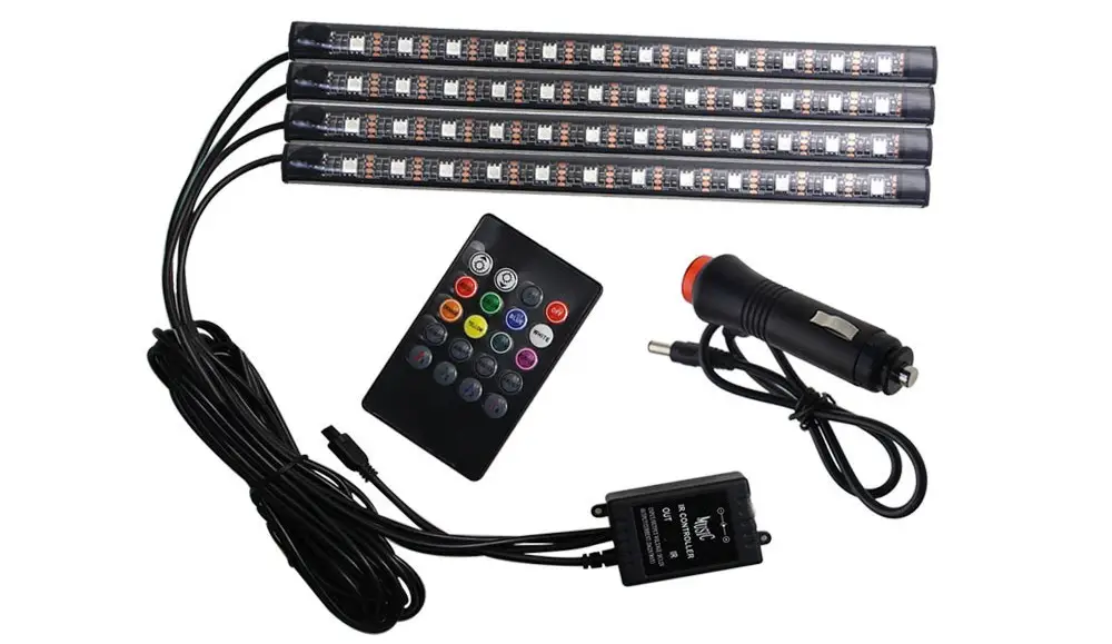 Подсветка салона RGB с эквалайзером на 12 диодов (00279) - фото 3