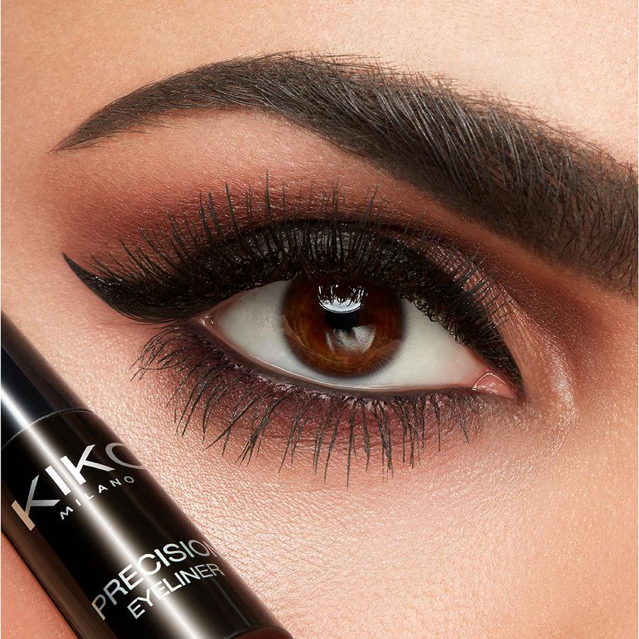 Рідка підводка з фетровим аплікатором Kiko Milano Precision Eyeliner 01 Black - фото 2