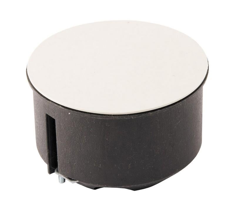 Коробка монтажна для гіпсокартону Господар з кришкою D 70 мм (94-0207) Коробка монтажна для гіпсокартону Господар з кришкою D 70 мм (94-0207)