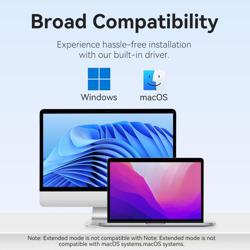 Кабель Vention Type-C/USB-HDMI 1080p 60Гц USB-C/USB-A для HDMI металлический Черный (ACYHB) - фото 12 Кабель Vention Type-C/USB-HDMI 1080p 60Гц USB-C/USB-A для HDMI металлический Черный (ACYHB) - фото 12