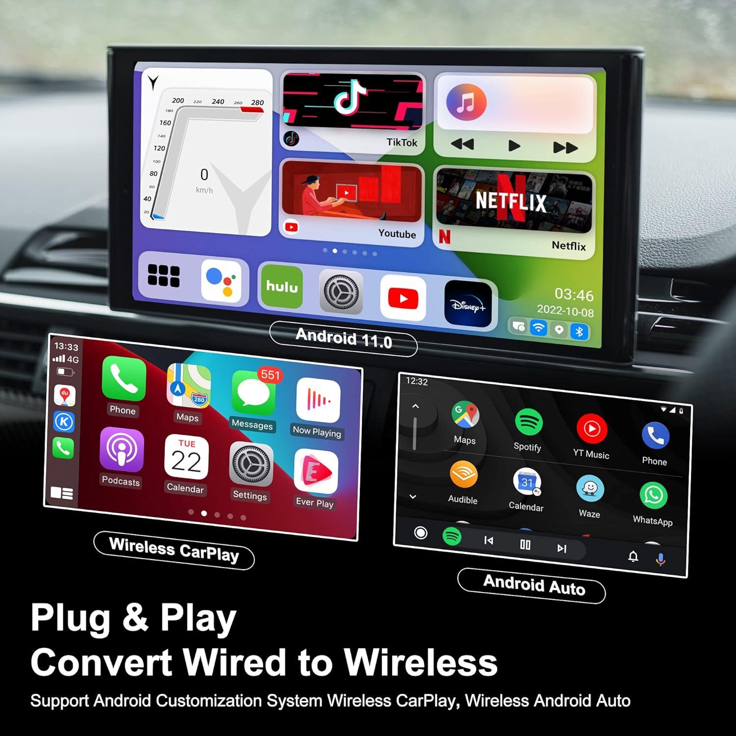 Видеобокс мультимедийный MMB MAX 2.0 с беспроводным адаптером CarPlay выход HDMI - фото 6