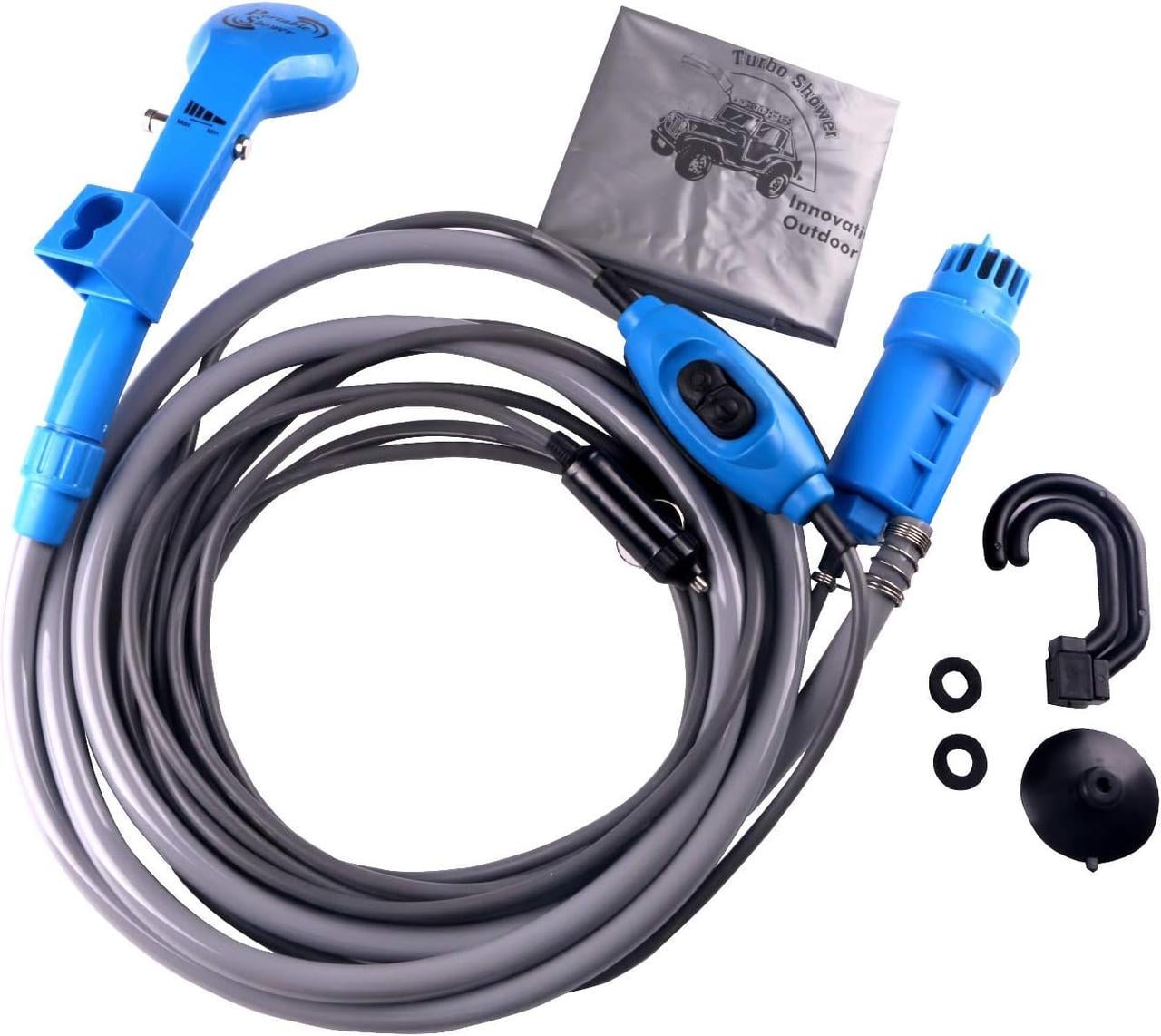 Душ автомобильный портативный от прикуривателя Washing Spray With Bucket 20 л (2863406895)