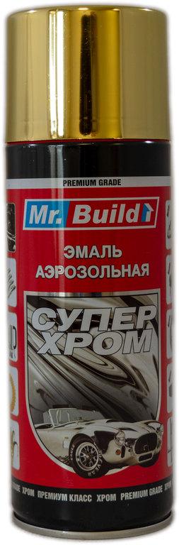 Краска эмалева Mr. Build акриловая 400 мл Золотой хром (000027527)