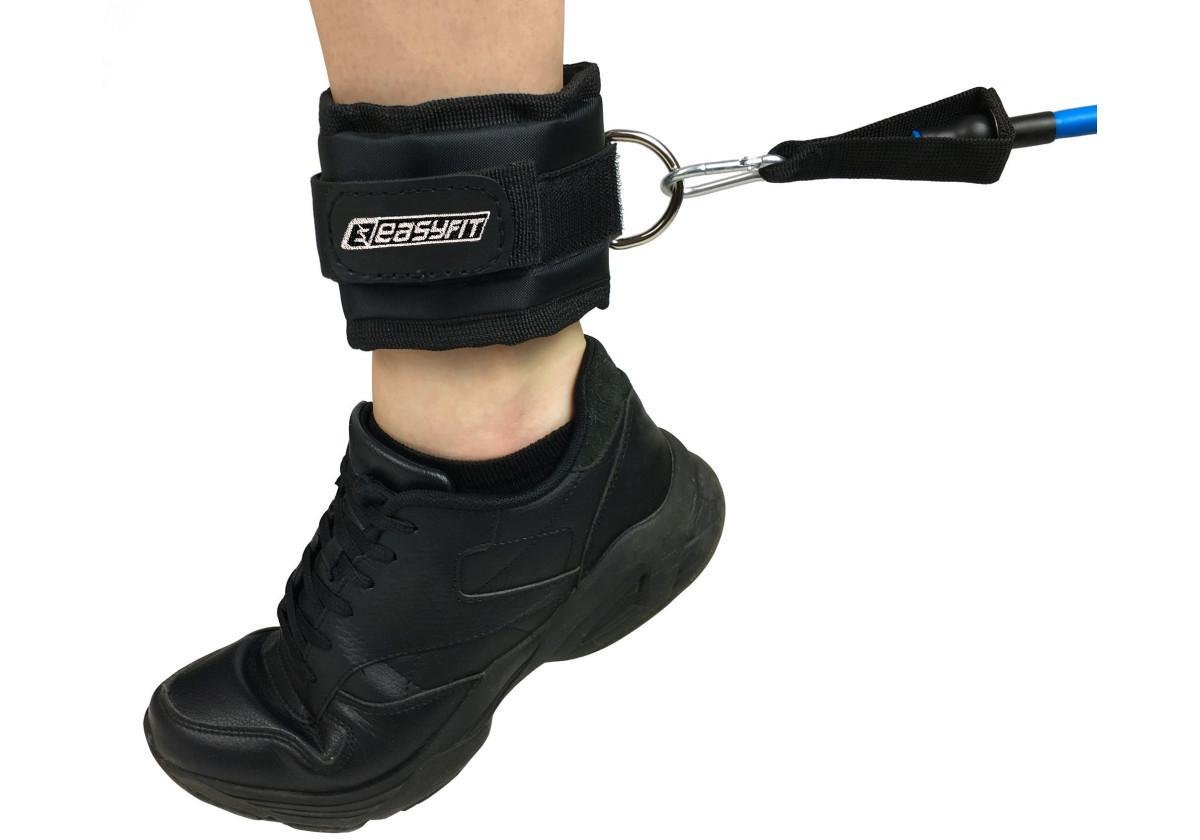 Манжета EasyFit для тяги на тренажері Бубновського Чорний (EF-LGSTR-03) - фото 3