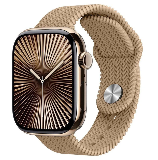 Смарт-часы наручные HK10 Pro Max Bluetooth с AMOLED дисплеем ChatGPT NFC Бежевый