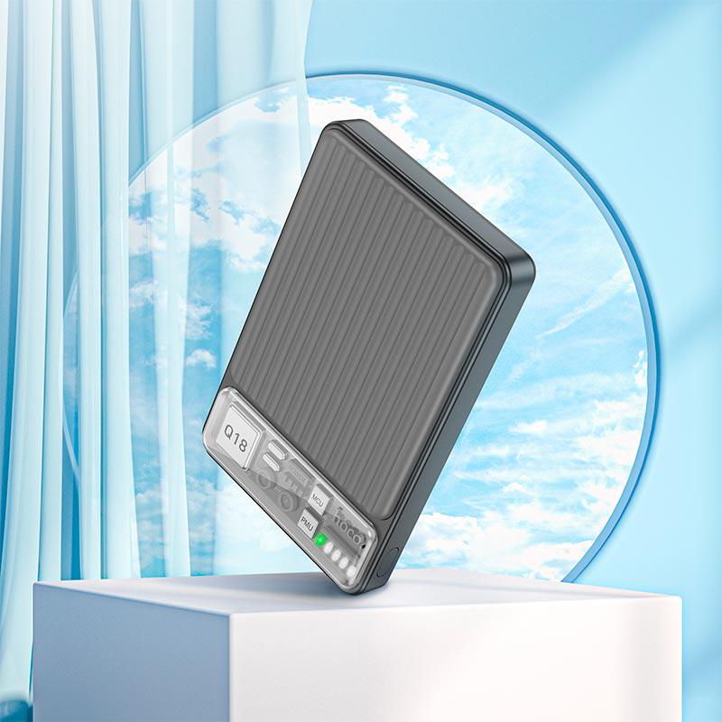 Повербанк Hoco Tourer with magnetic fast charging Q18 10000 mAh Type-C/1USB QC/PD 22,5 W 3A (589443) - фото 5