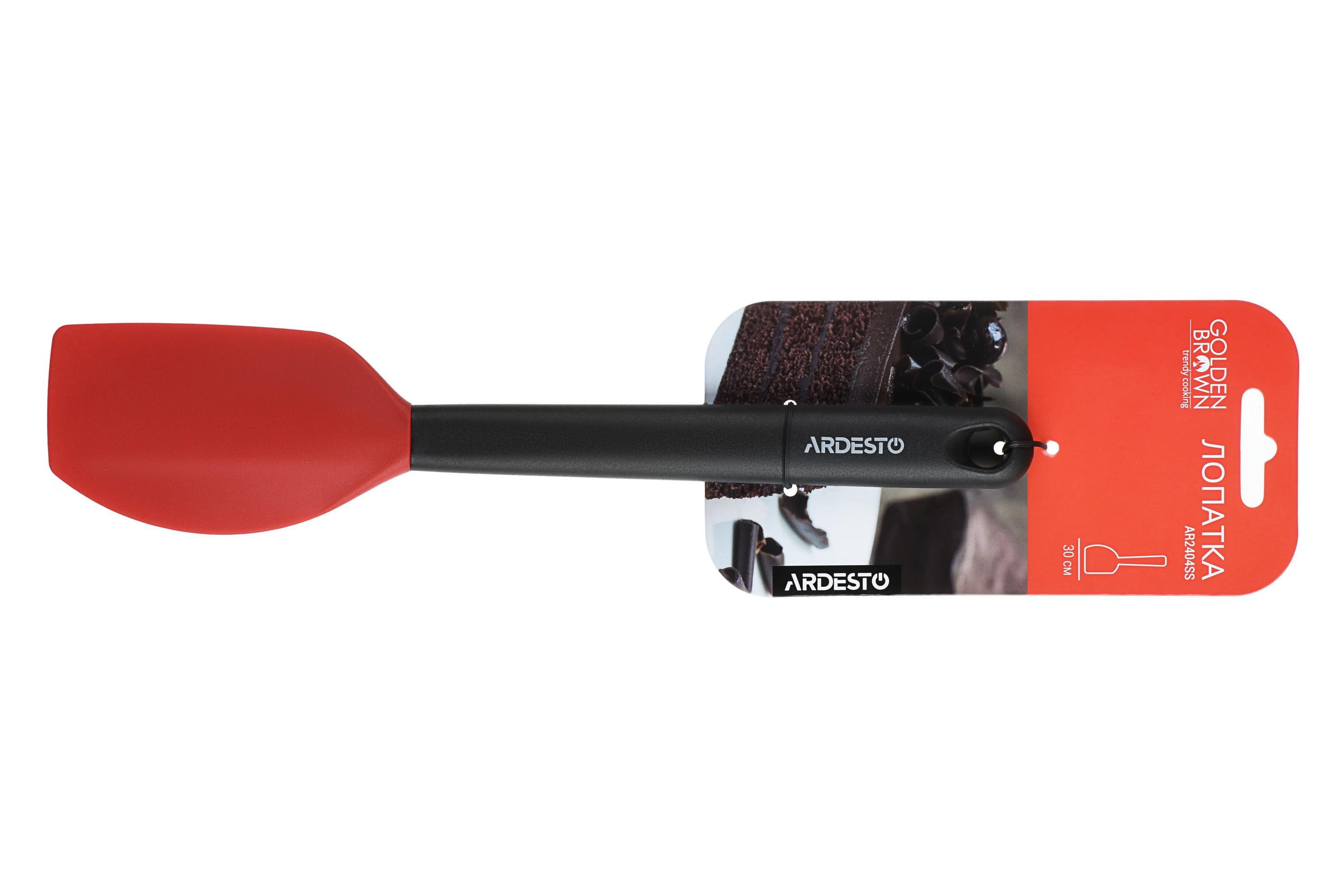 Лопатка Ardesto Golden Brown 30 см Красная (ERC-AR2404SS) - фото 2 Лопатка Ardesto Golden Brown 30 см Красная (ERC-AR2404SS) - фото 2