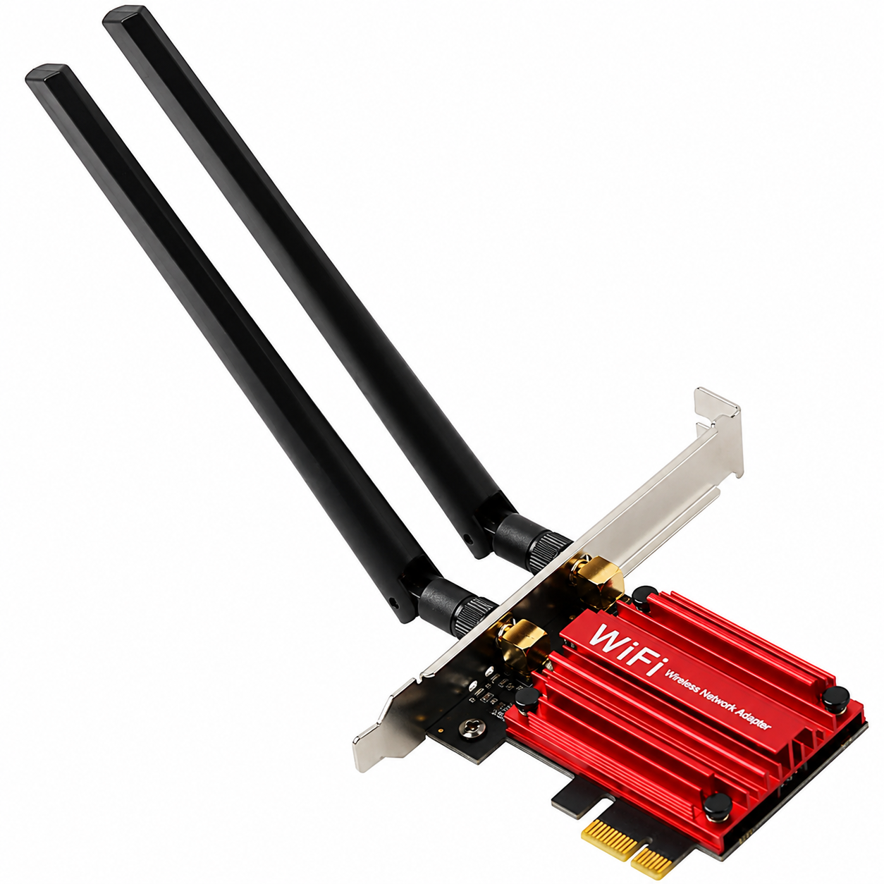 Сетевая карта PCI-E WiFi 6 1800 Мбит/с 2.4/5 ГГц Bluetooth 5.2 (1013-520-00)