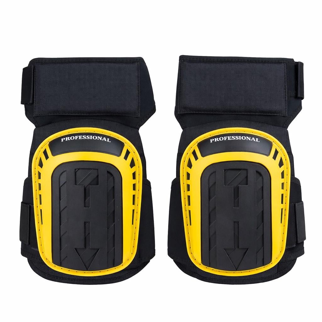 Наколенники профессиональные гелевые Gel Kneepads KP006 Черный/Желтый (KP006YER)