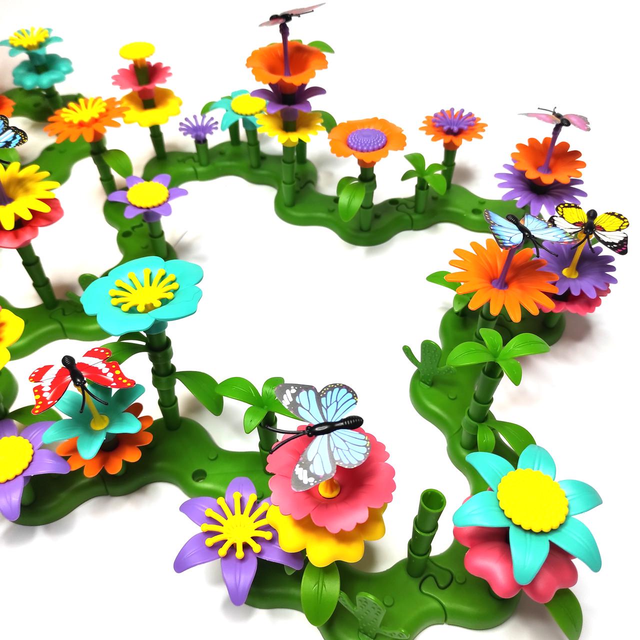 Конструктор для дівчаток Квітковий сад Garden 272 деталі One Two Fun (922559) - фото 10 Конструктор для дівчаток Квітковий сад Garden 272 деталі One Two Fun (922559) - фото 10