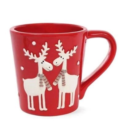 Чашка керамічна Олені 0,325 л (32374) - фото 1 Чашка керамічна Олені 0,325 л (32374) - фото 1