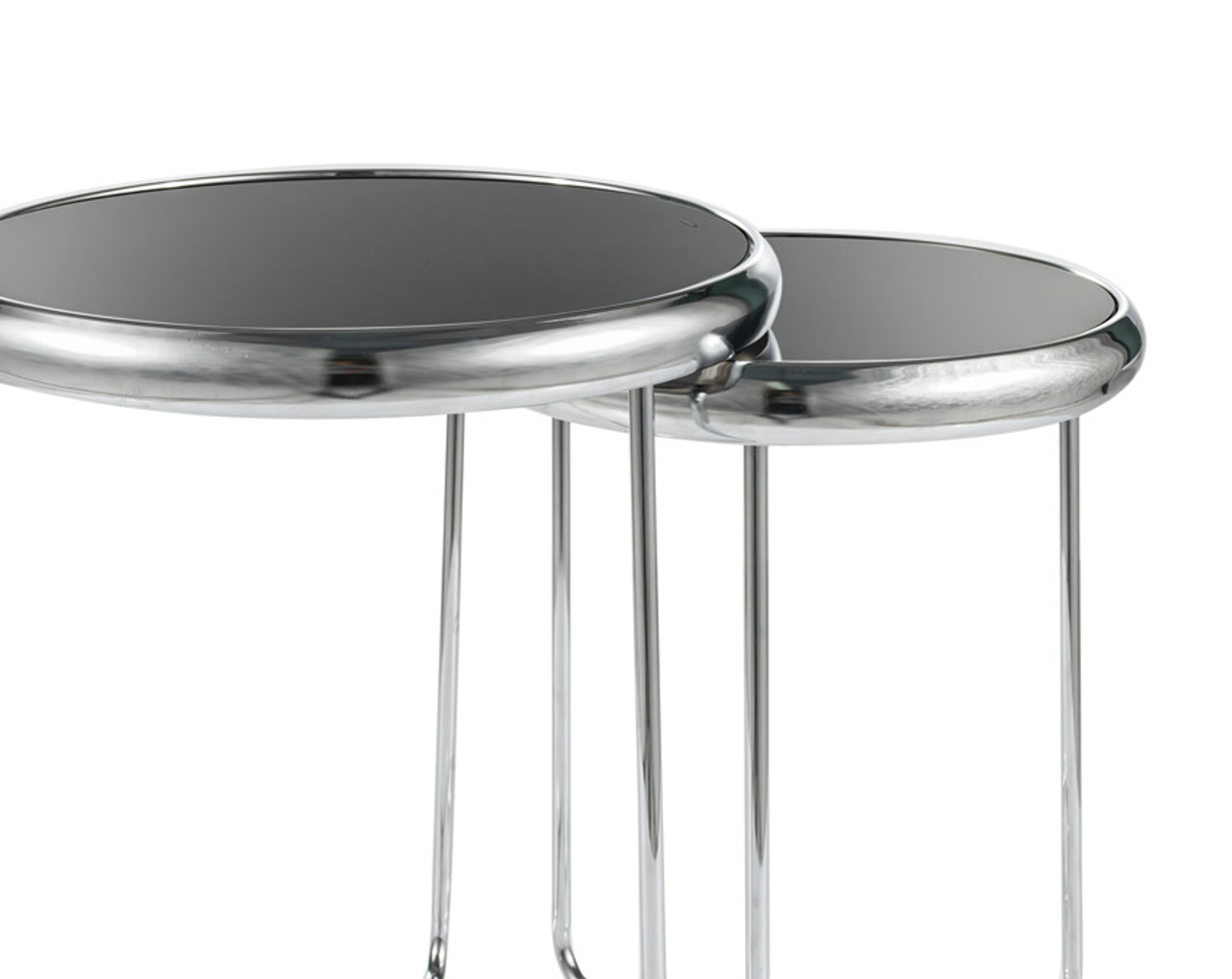 Журнальний столик Signal SCARLET II комплект Чорний/Хром (SCARLETIICCH) - фото 2 Журнальний столик Signal SCARLET II комплект Чорний/Хром (SCARLETIICCH) - фото 2
