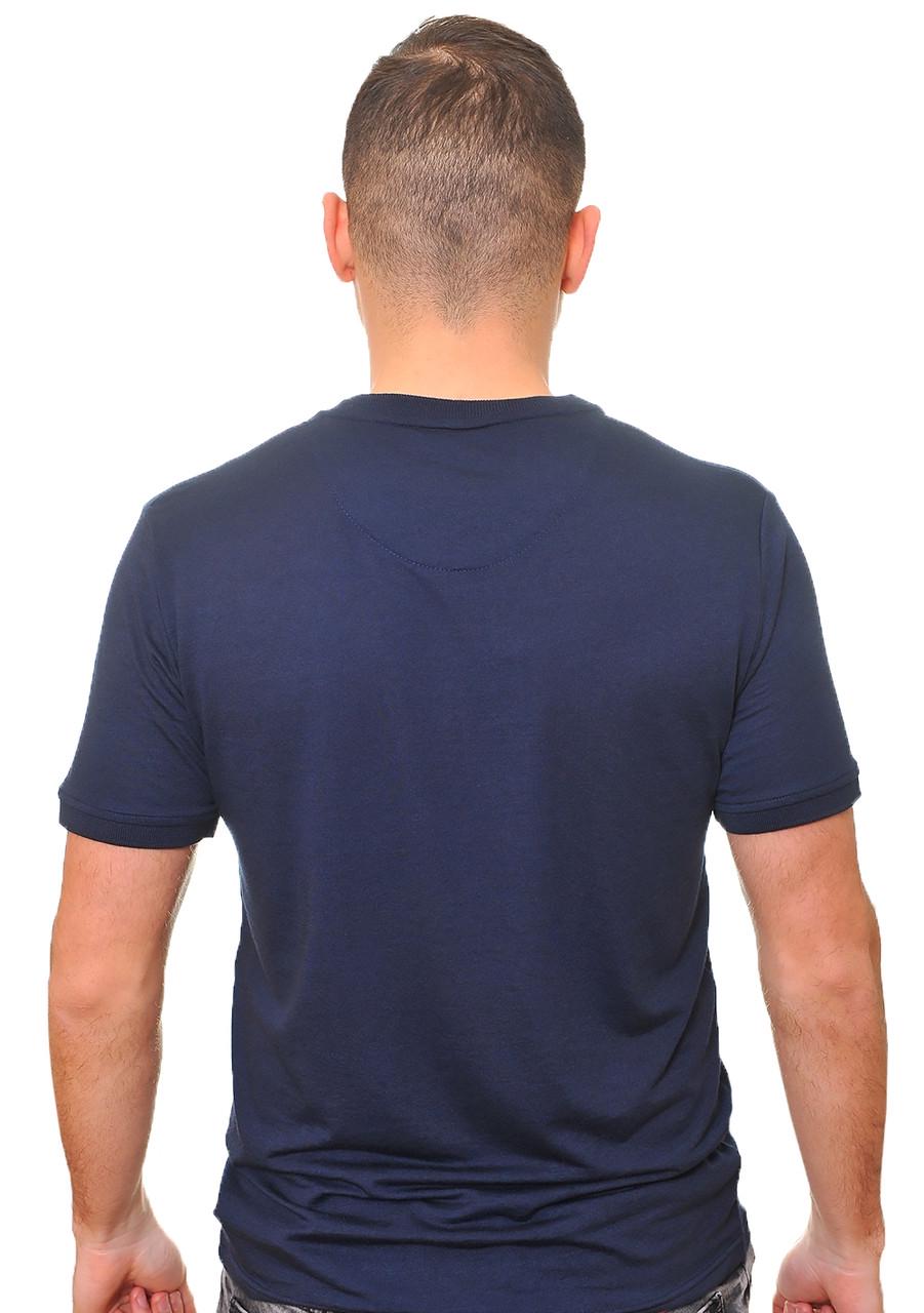 Футболка чоловіча Le Gutti 23-1539-02 XL Темно-синій - фото 4
