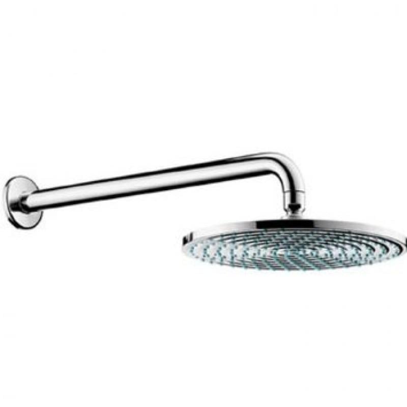 Верхній душ Hansgrohe RAINDANCE AIR ECOSMART 27474810 240 мм із кронштейном Хром (111696)