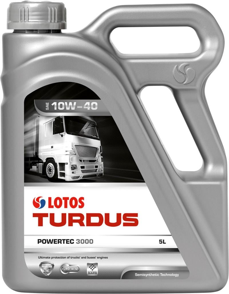 Масло моторное Lotos Turdus Powertec 3000 CI-4 10W-40 5 л