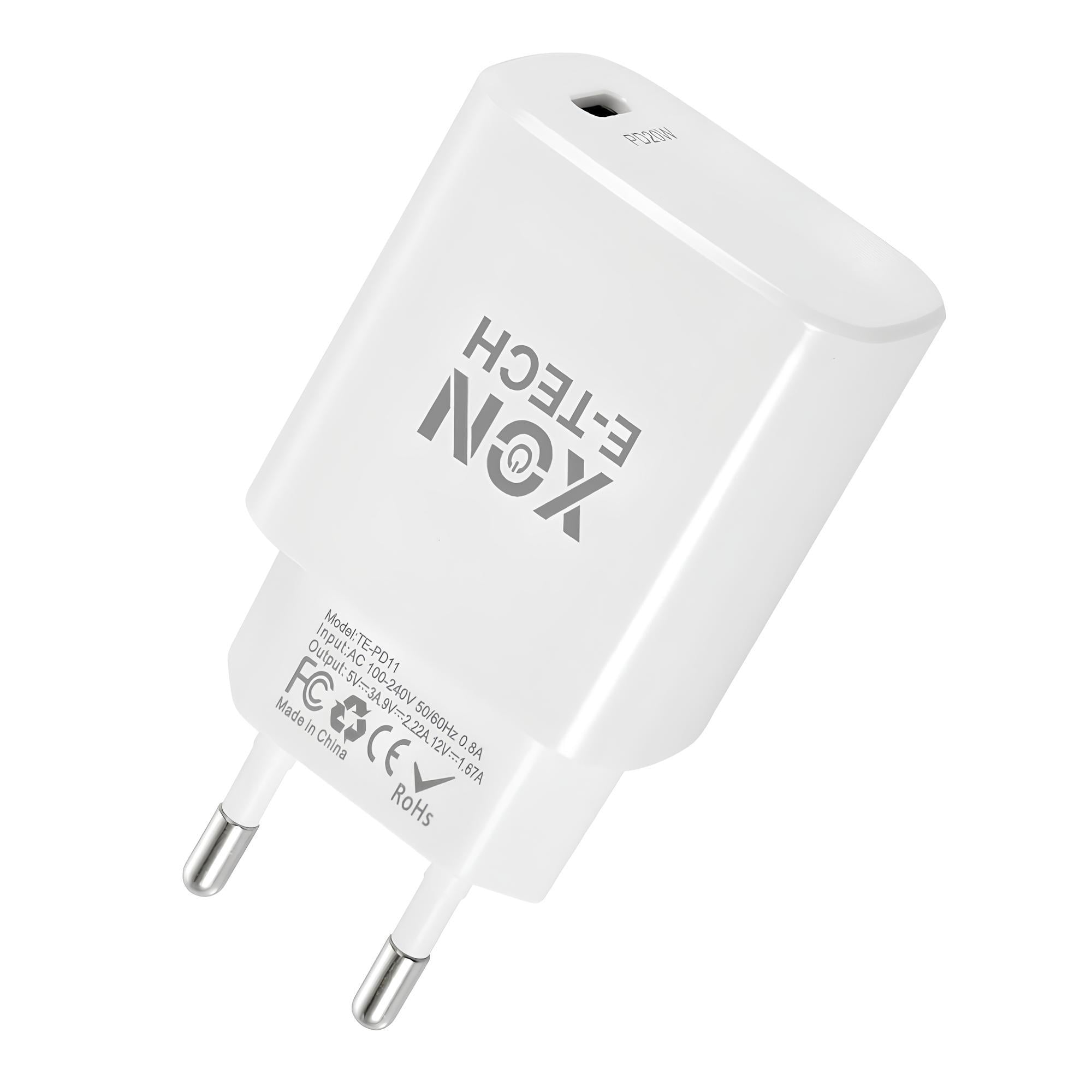 Зарядное устройство XON PowerCharge USB Type-C 20W Белый (PCWB020020A0С1W 6167)