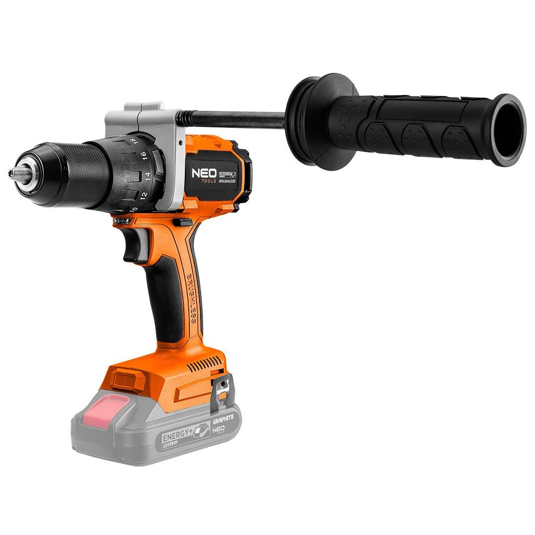 Дрель-шуруповерт NEO tools 04-616 100 Нм Energy+ без АКБ с ударом (3035888655)