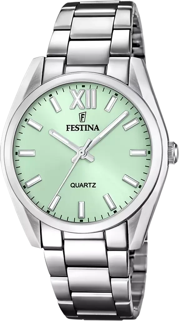 Наручные часы женские Festina F20622/7 Alegria со стальным корпусом WR 50 м и зеленым циферблатом Наручные часы женские Festina F20622/7 Alegria со стальным корпусом WR 50 м и зеленым циферблатом