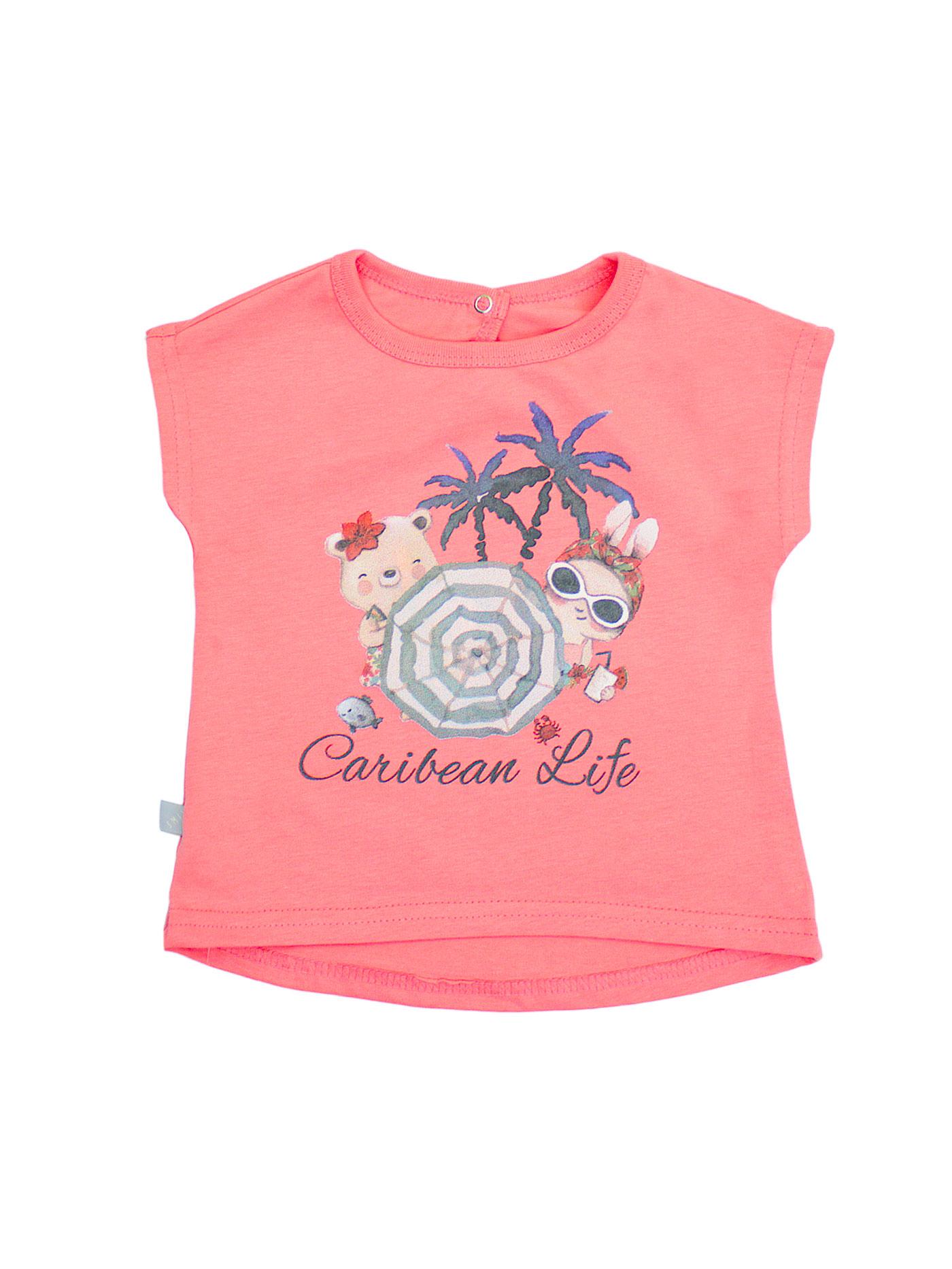 Футболка Smil 68 см Нежный-коралл (110578)