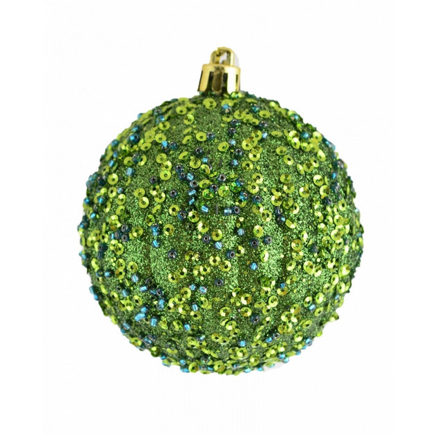 Игрушка на елку Листяной 8 см Зеленый (TY-5-R-383)