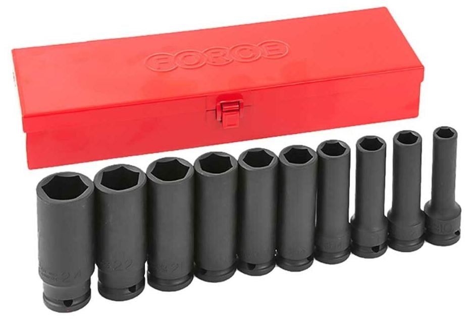 Набір ударних головок Force 4107-10 10-24 мм 10 пр.