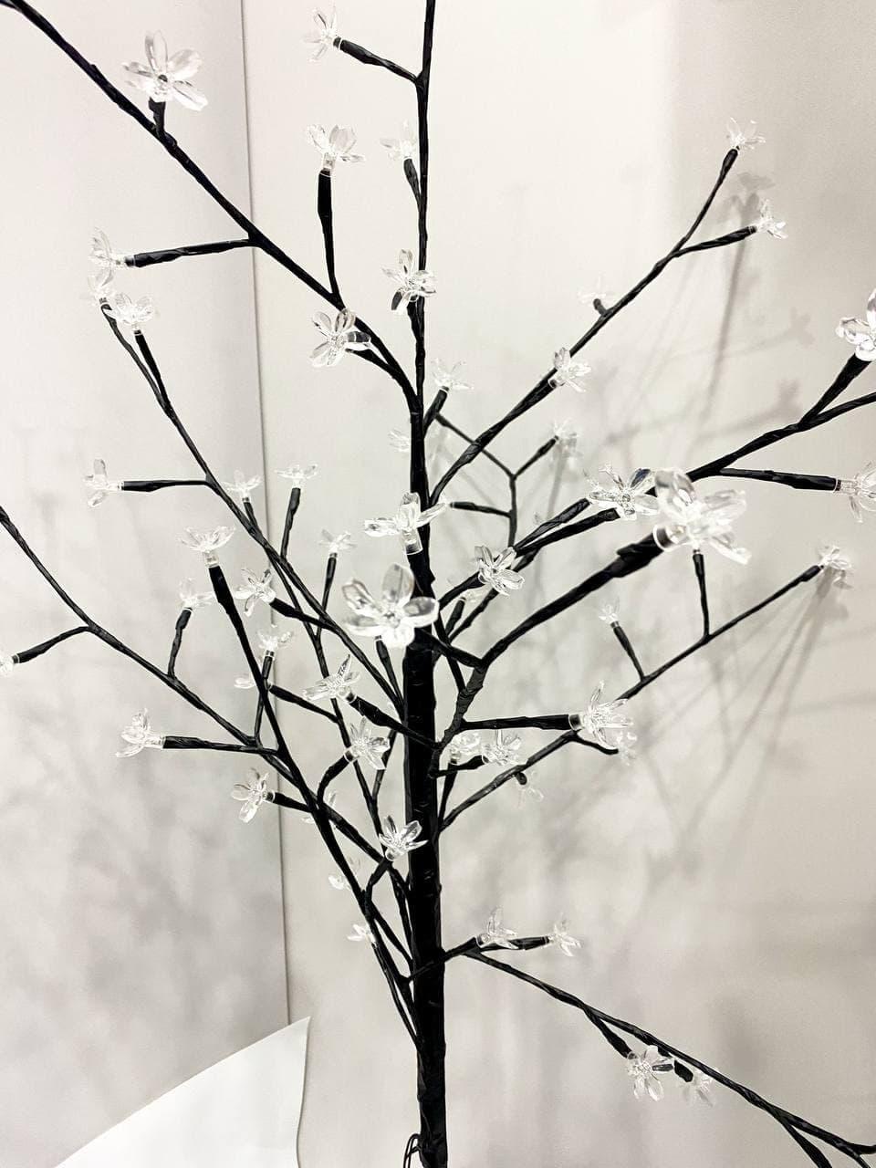 Гирлянда светодиодная Дерево с цветками и гибкими ветками 1,3 м Разноцветный (d45f70bf)