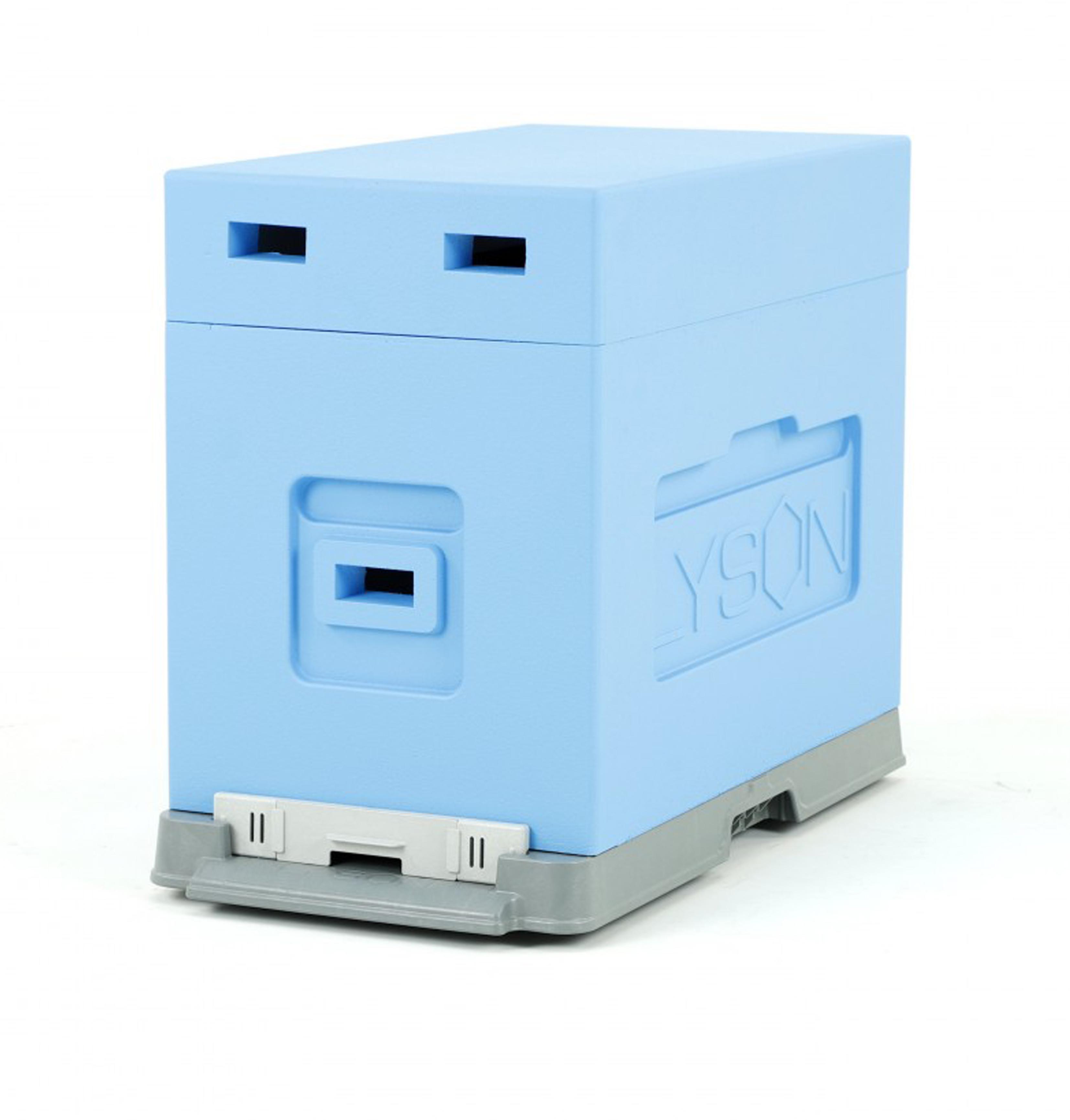 Вулик пінополістирольний Дадан для вирощування пакетів на 6 рамок фарбований Вулик пінополістирольний Дадан для вирощування пакетів на 6 рамок фарбований