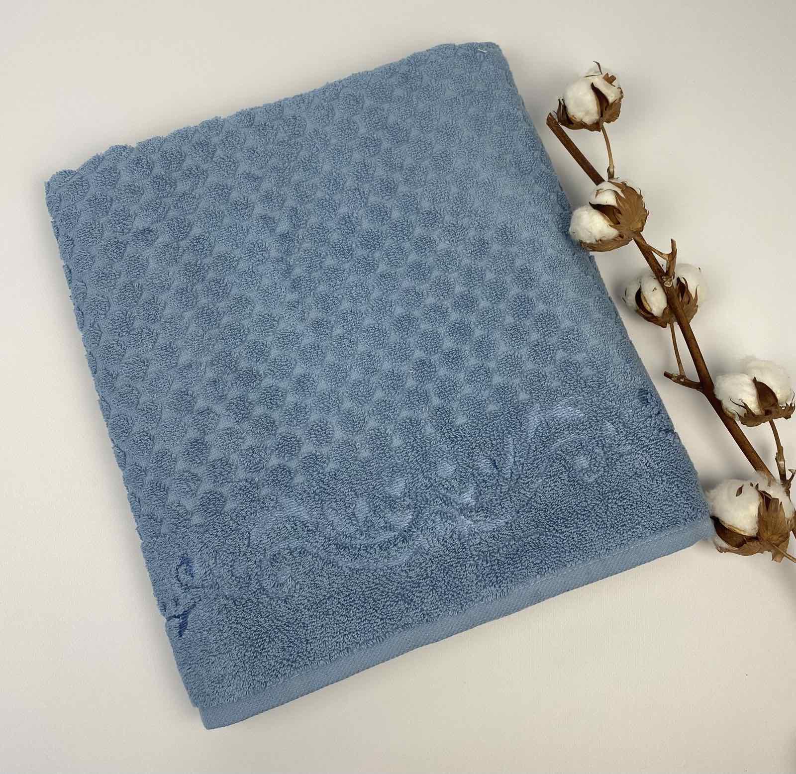 Рушник Kurde 70x140 см Синій (CN15956) - фото 1