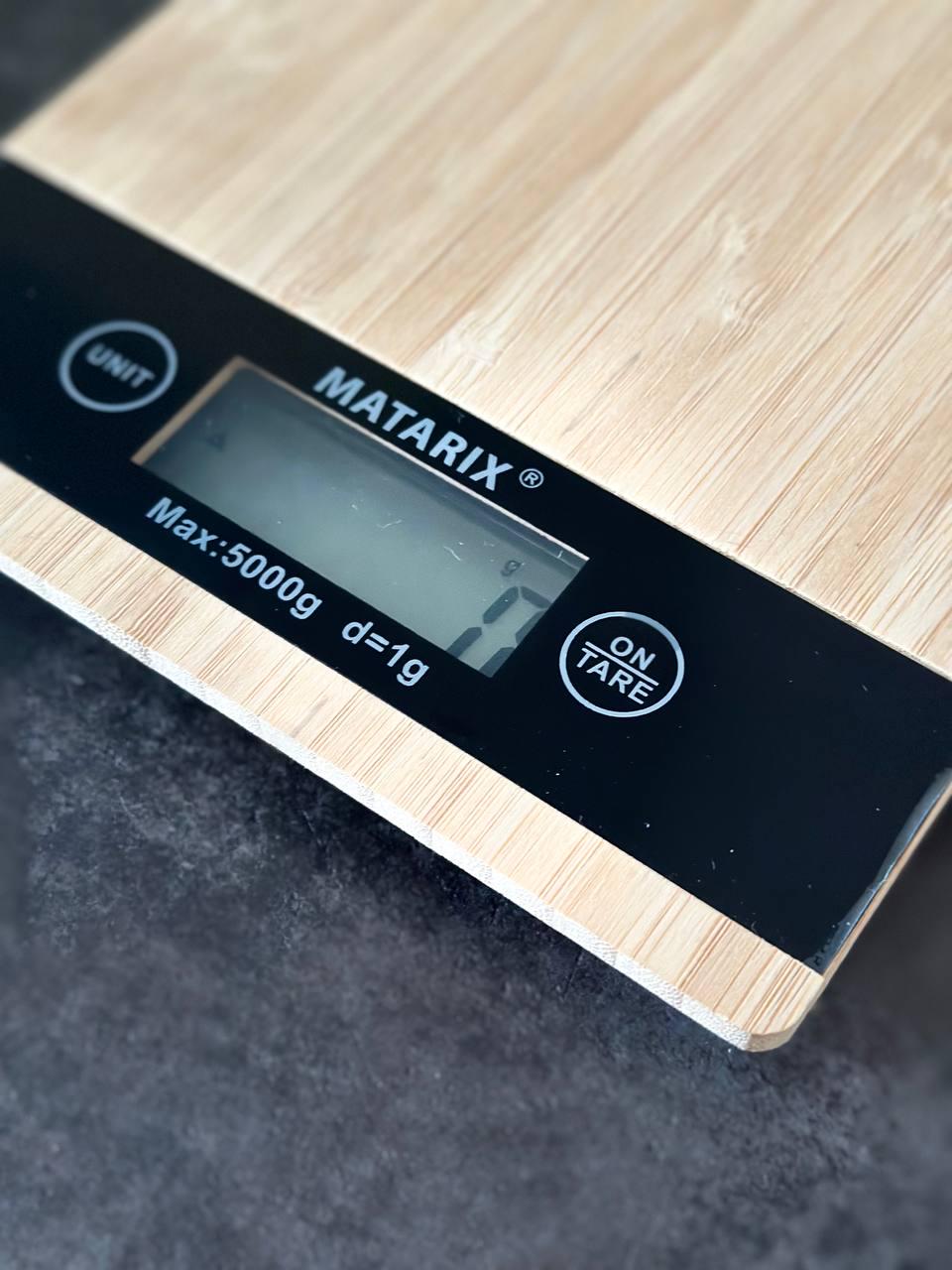 Ваги кухонні Matarix з дисплеєм 5 кг (MX-406) - фото 2 Ваги кухонні Matarix з дисплеєм 5 кг (MX-406) - фото 2