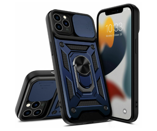 Чохол накладка Ricco Camera Sliding для Apple iPhone 12 Pro Max Синій