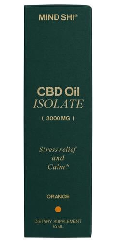 Добавка Mind Shi CBD Oil Isolate 3000 мг 10 мл Orange (MSH-04405)