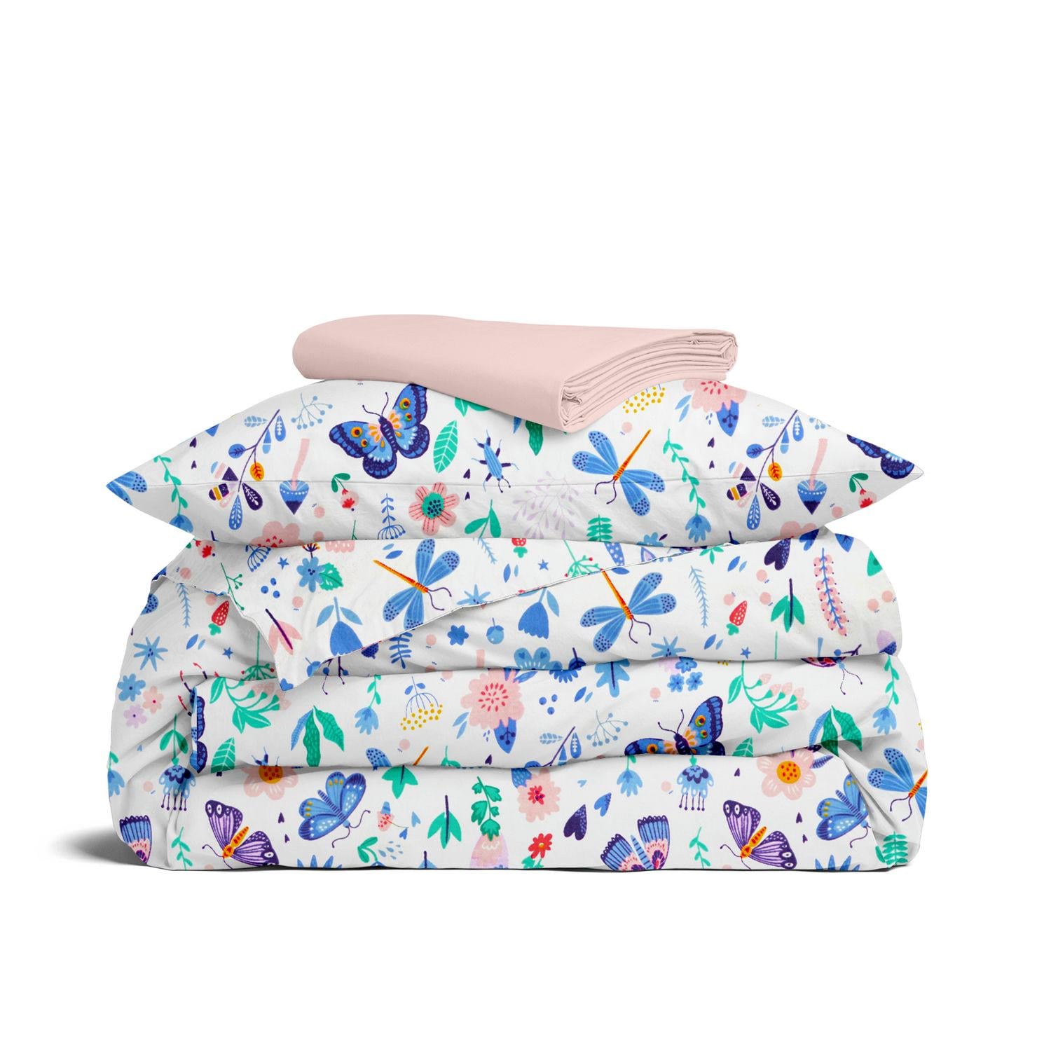 Постільна білизна підліткова Cosas Flowers на резинці 160x220 см (4822052235355)