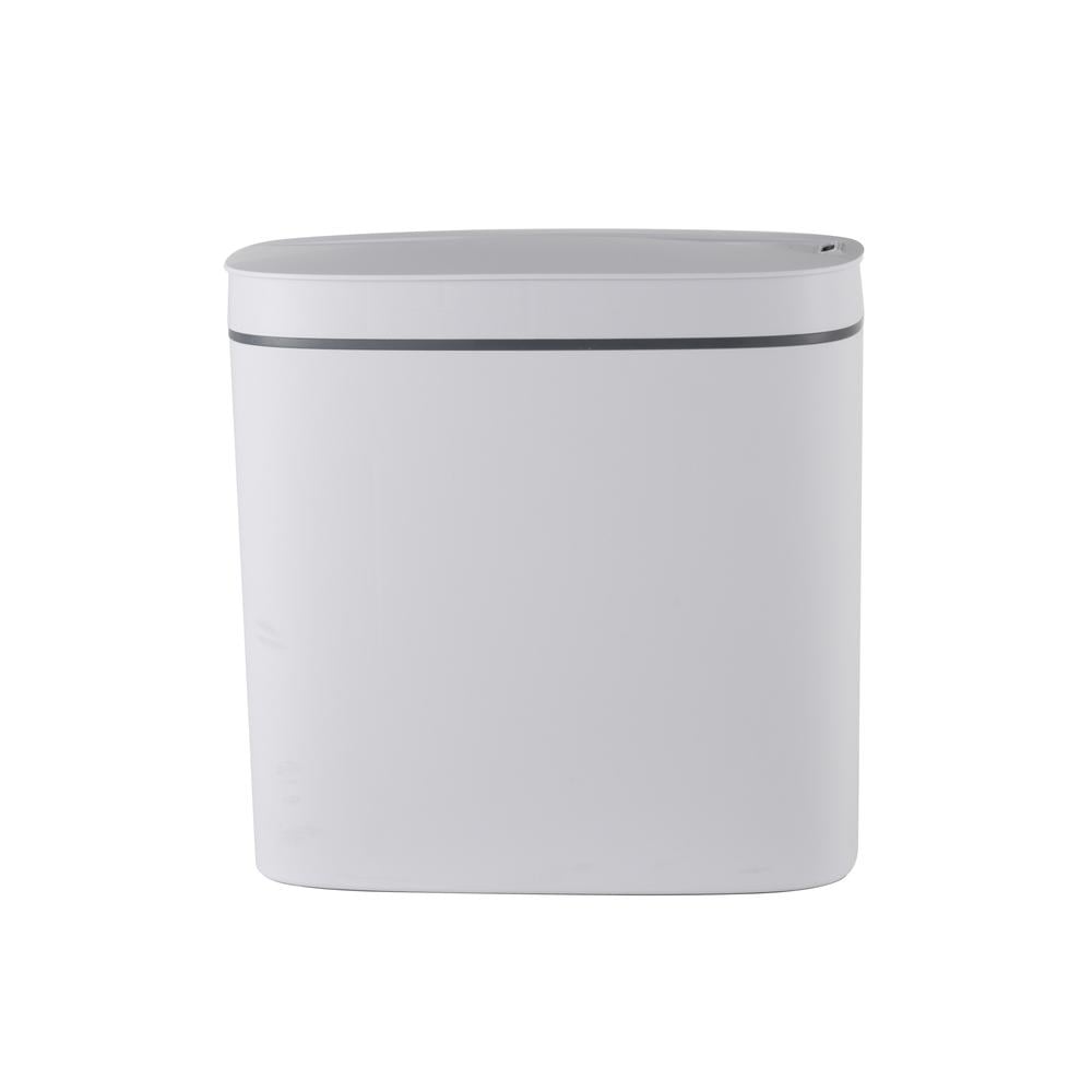 Ведро для мусора сенсорное Mixxus Flat-TC0109 9 л овальное Белый (MI7074) - фото 5