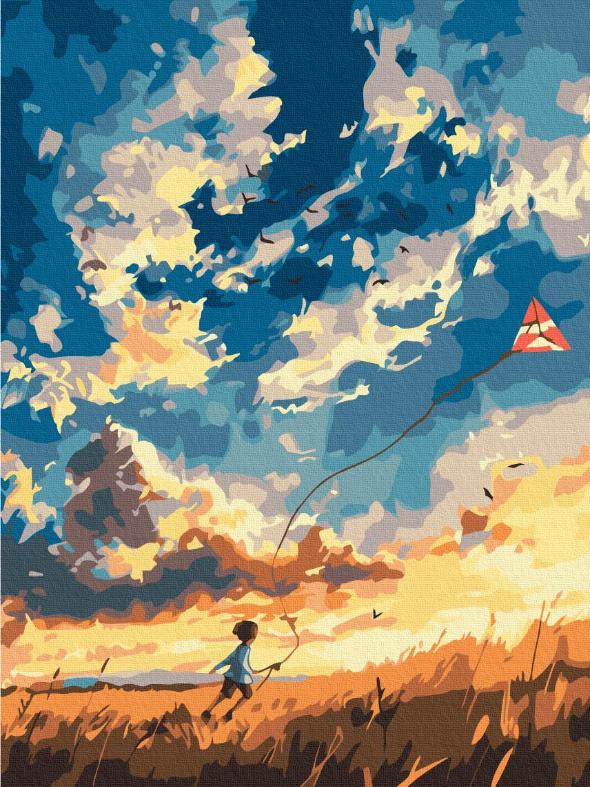 Картина по номерам Brushme Увлеченные ветром 30x40 см (RBS53963)