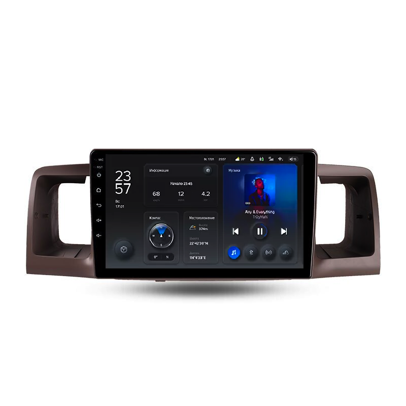 Автомагнитола штатная Teyes X1 для Toyota Corolla E130 E120 2000-2004 Android X1 2/32G Wi-Fi/4G