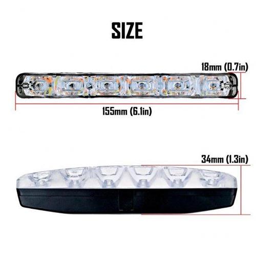 Денні ходові вогні Thor DRL 9 LED з миготливим поворотом (00228) - фото 5