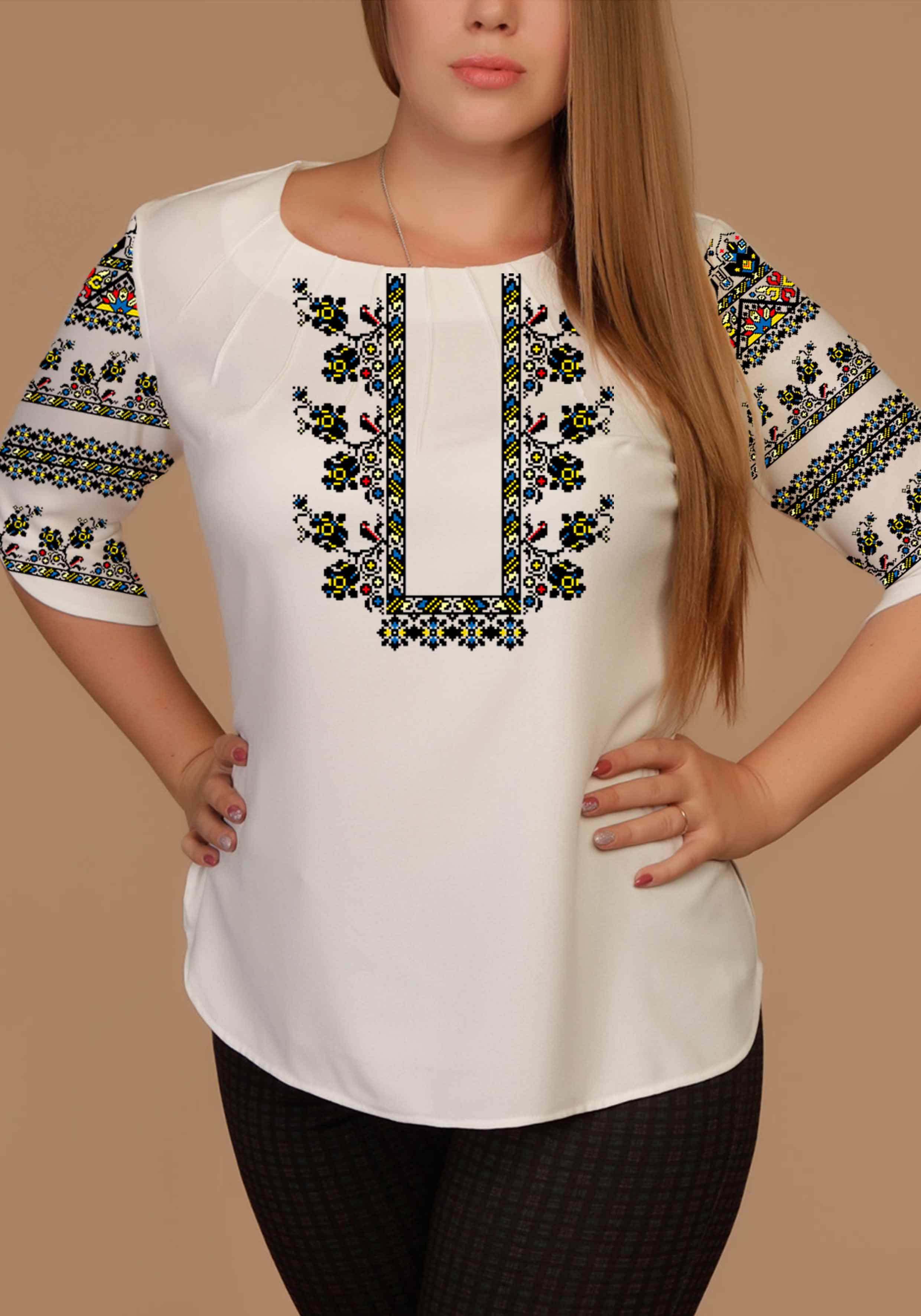 Заготовка для вышивки нитками/бисером габардин (СЖГ-119)