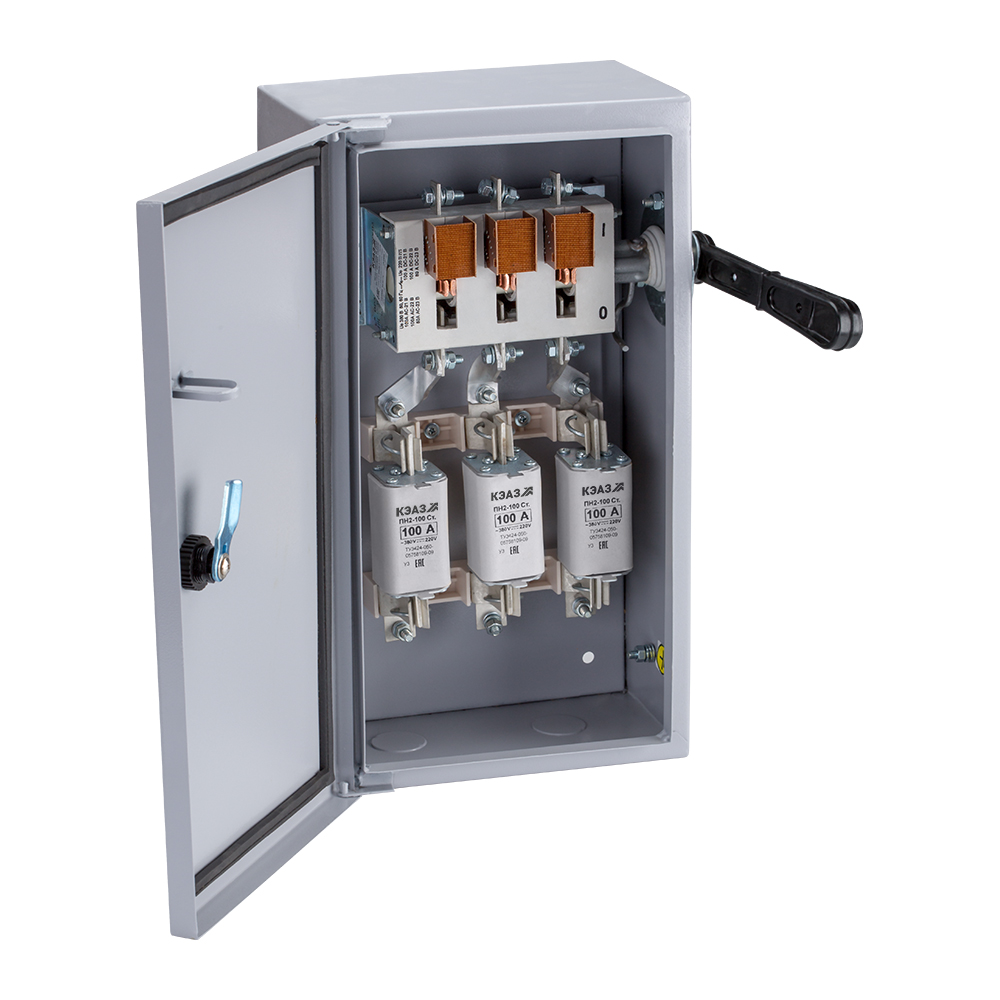 Ящик с рубильником и предохранителями ЯПРП УЕК 250А 36 IP31 УХЛ3 (YAPRP-250-36-31-U) Ящик с рубильником и предохранителями ЯПРП УЕК 250А 36 IP31 УХЛ3 (YAPRP-250-36-31-U)