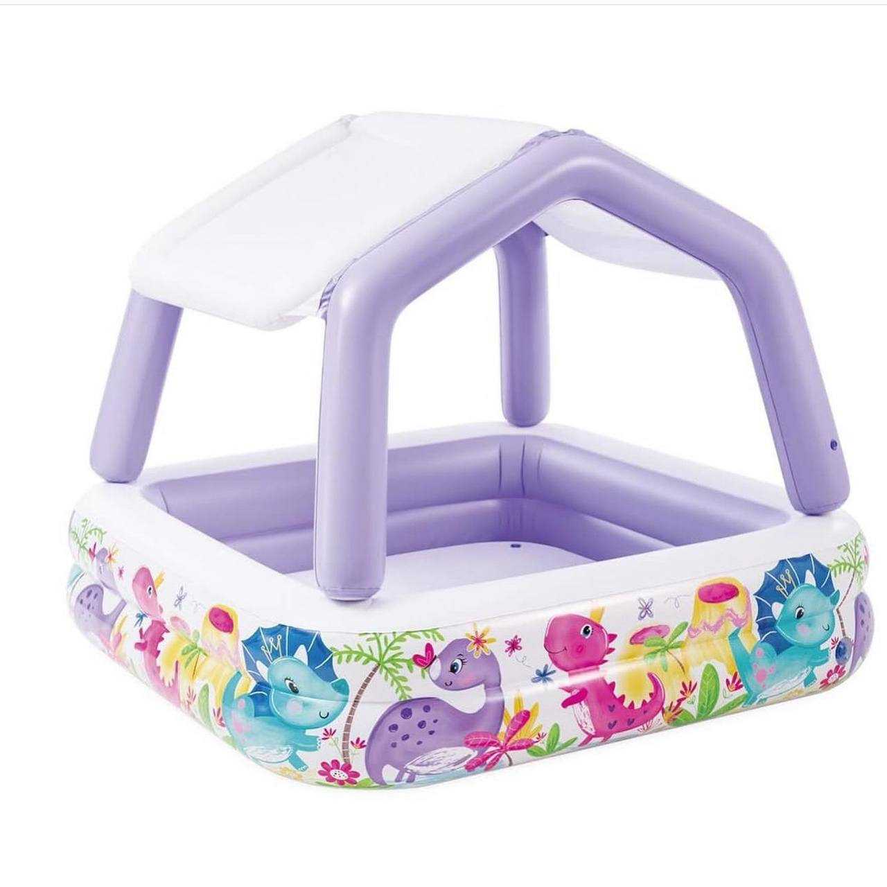 Бассейн детский игровой с крышей 57470 NP на 282 л (2226432350)