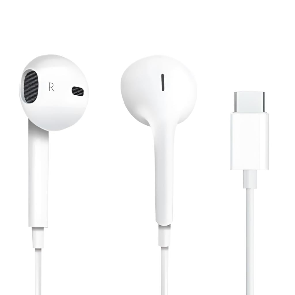 Наушники вкладыши проводные EarPods Type C для Apple Iphone 15/16/17 Android Samsung/Xiaomi/Redmi Белый (8454261d)