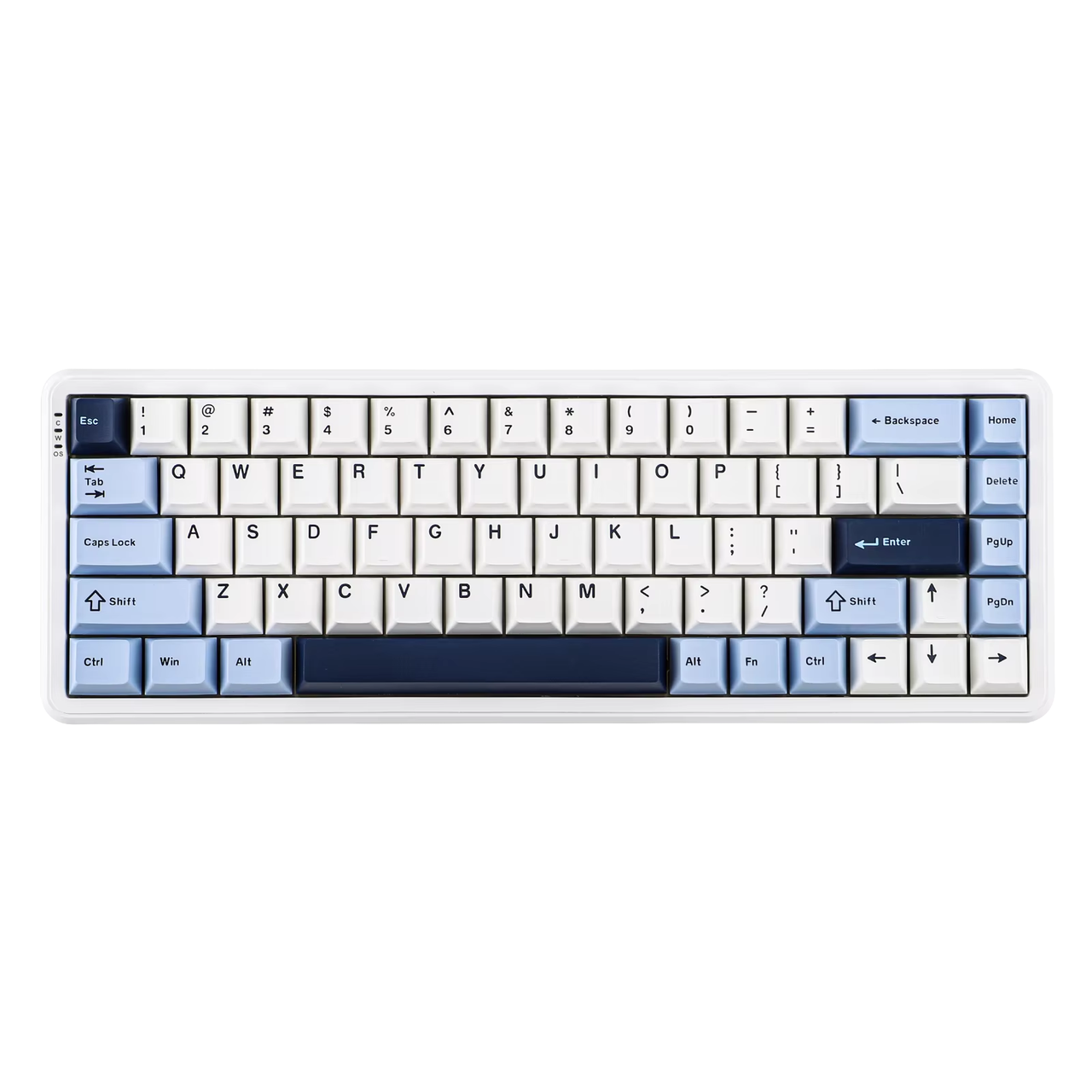Клавиатура проводная AJAZZ AK680 MAX Flagship Edition Magnetic Switch Blue White (2000170) - фото 1