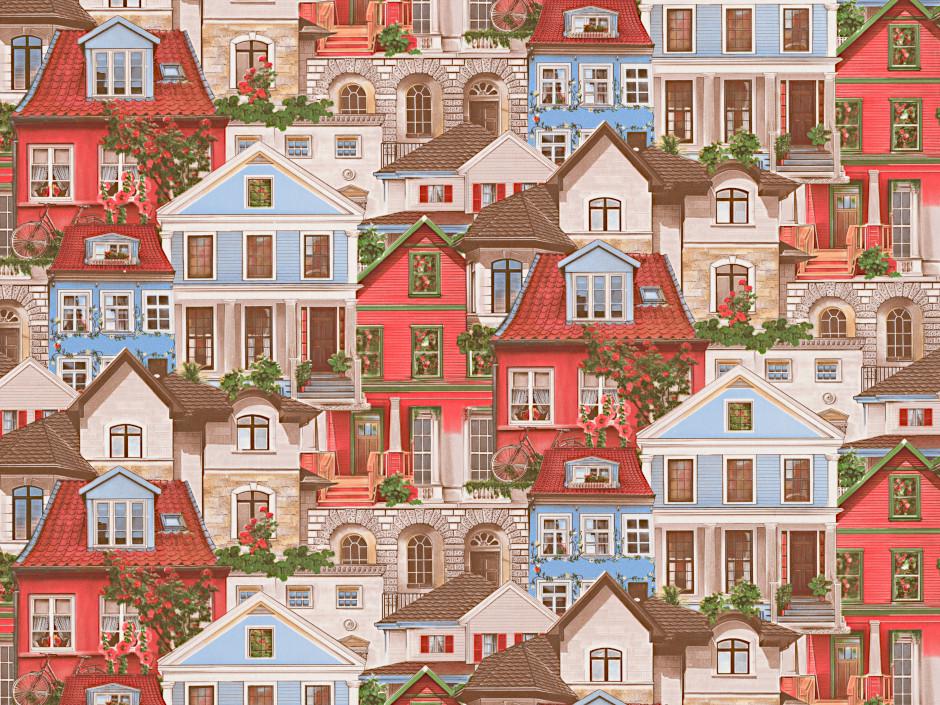 Обои моющиеся Слов'янські шпалери Патрик 720303М 0,53x10,05 м Красный (4824033291657)