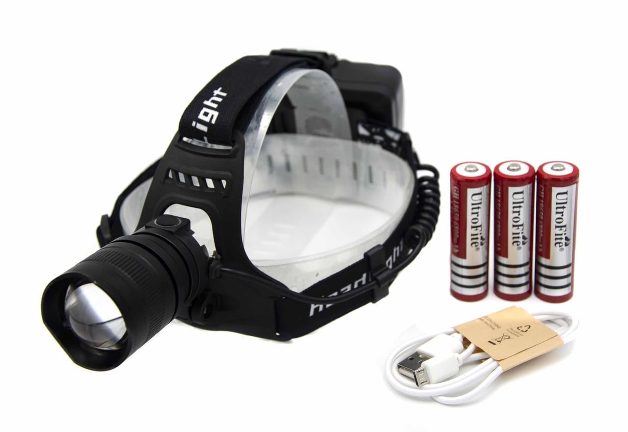 Налобный аккумуляторный фонарь Headlight P53 Zoom (t4656)