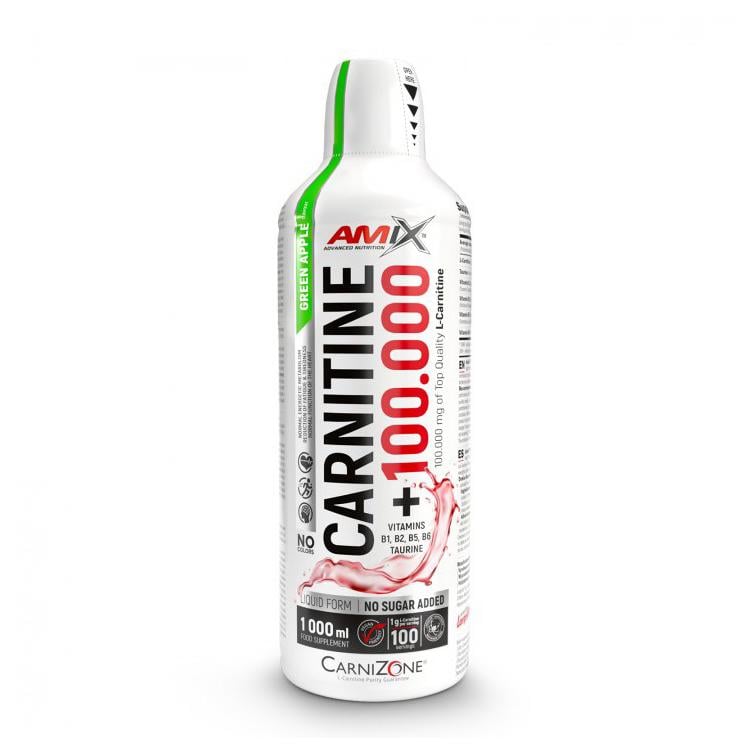 Жиросжиг L-карнитин AMIX Carnitine 100000 1 л Зеленое яблоко