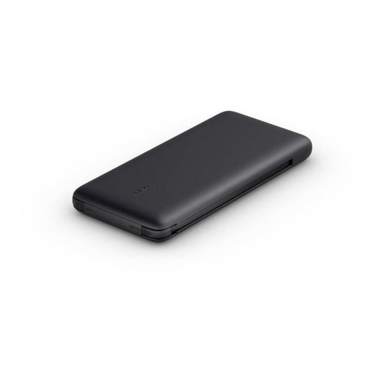 Повербанк Belkin Power Bank 10000 mAh 23W integrated cables Black (BPB006BTBLK) Повербанк Belkin Power Bank 10000 mAh 23W integrated cables Black (BPB006BTBLK)