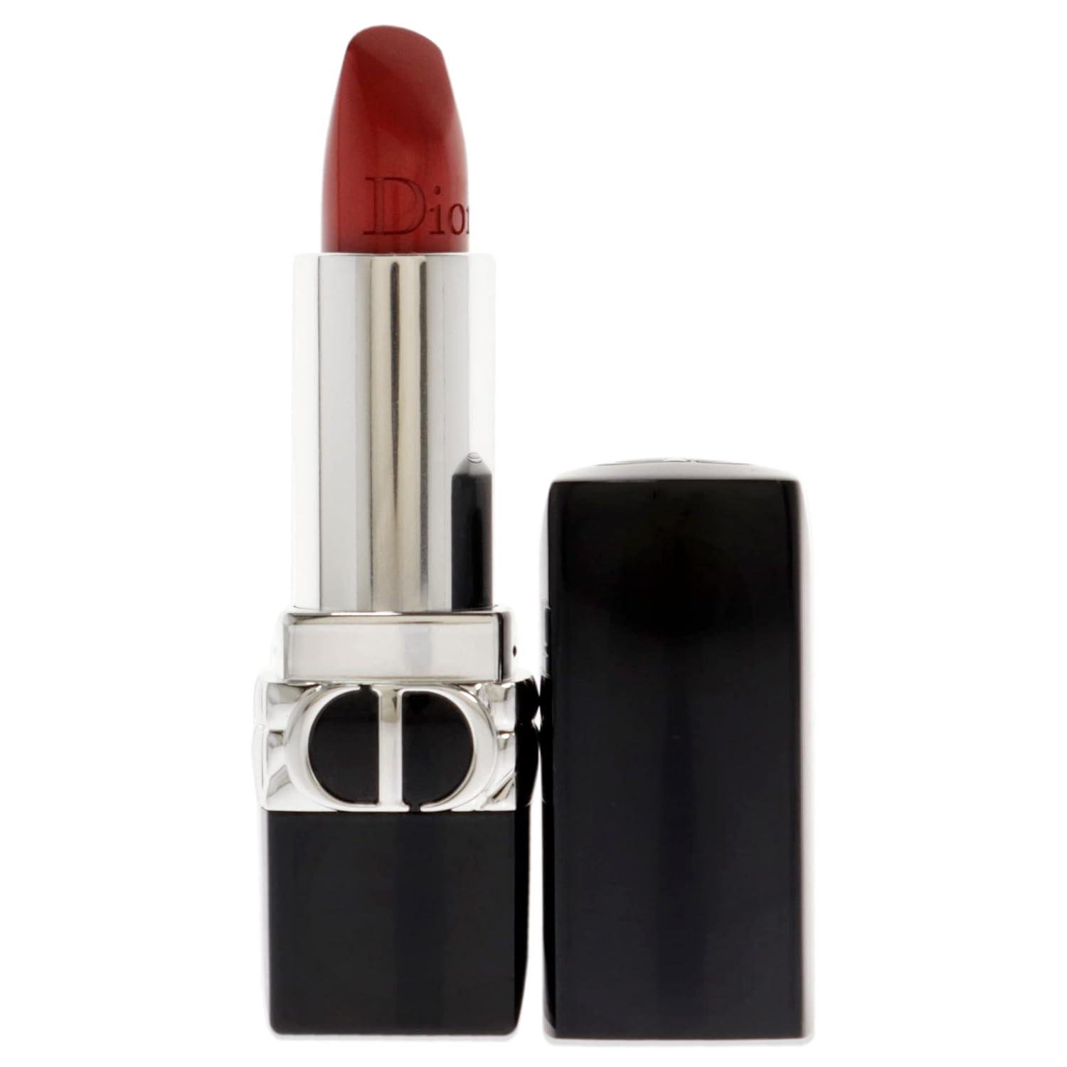 Помада для губ Dior Rouge Refillable Lipstick 080 Red Smile - фото 1