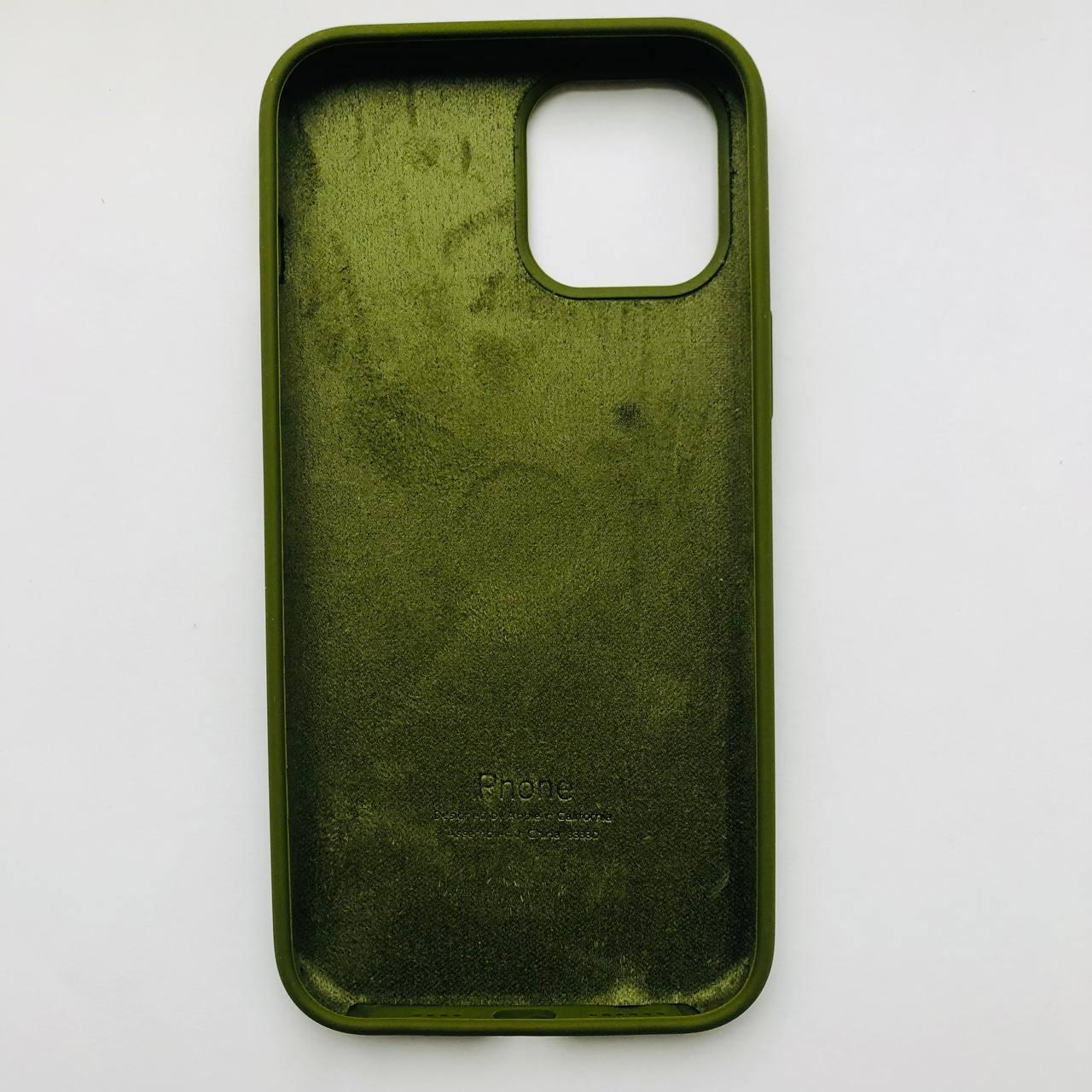 Чехол Silicone Case для Apple iPhone 14 Pro Pinery Green - фото 2