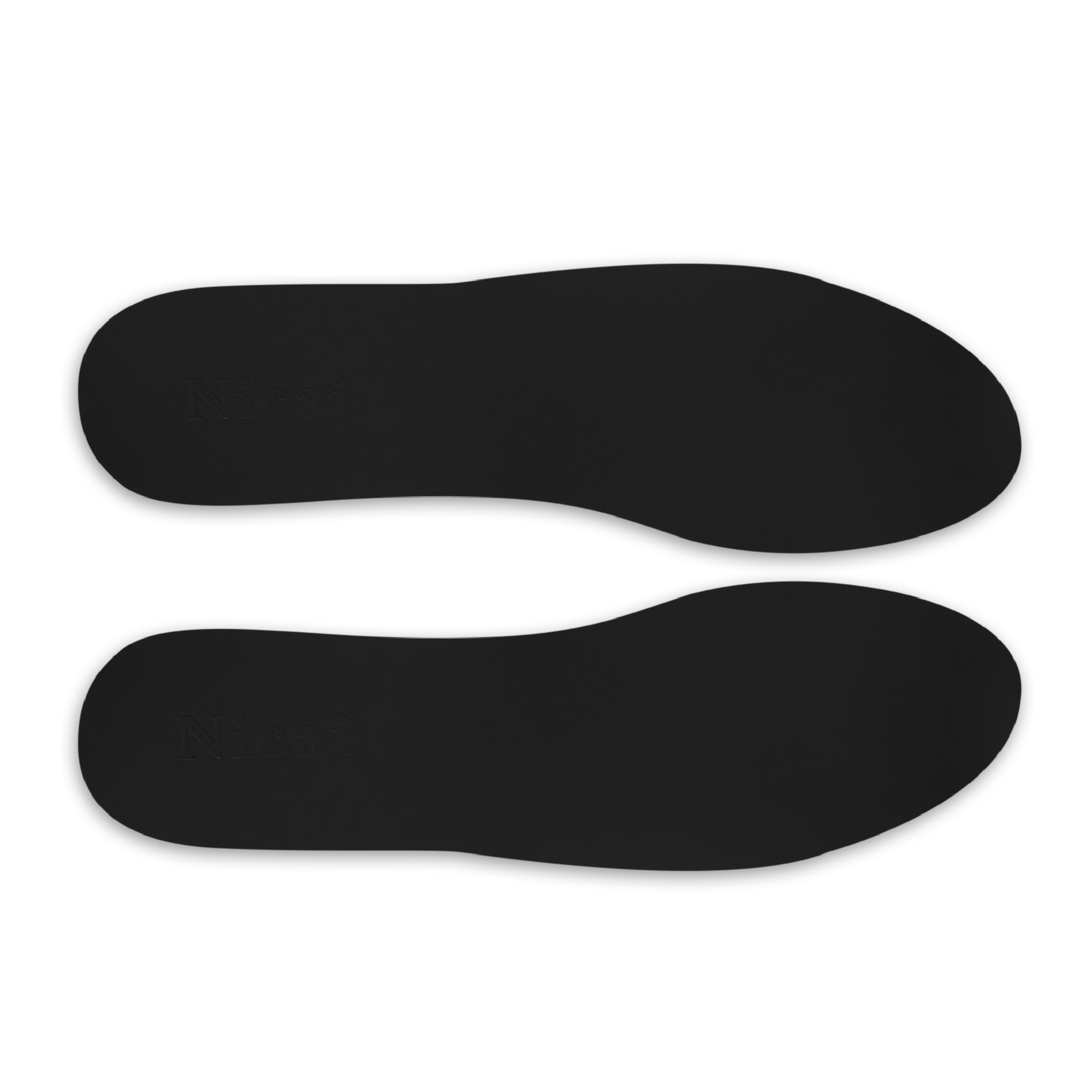 Устілки для взуття шкіряні преміум-класу з клейкою основою р. 37,5 24 см Чорний (E-03 №22)