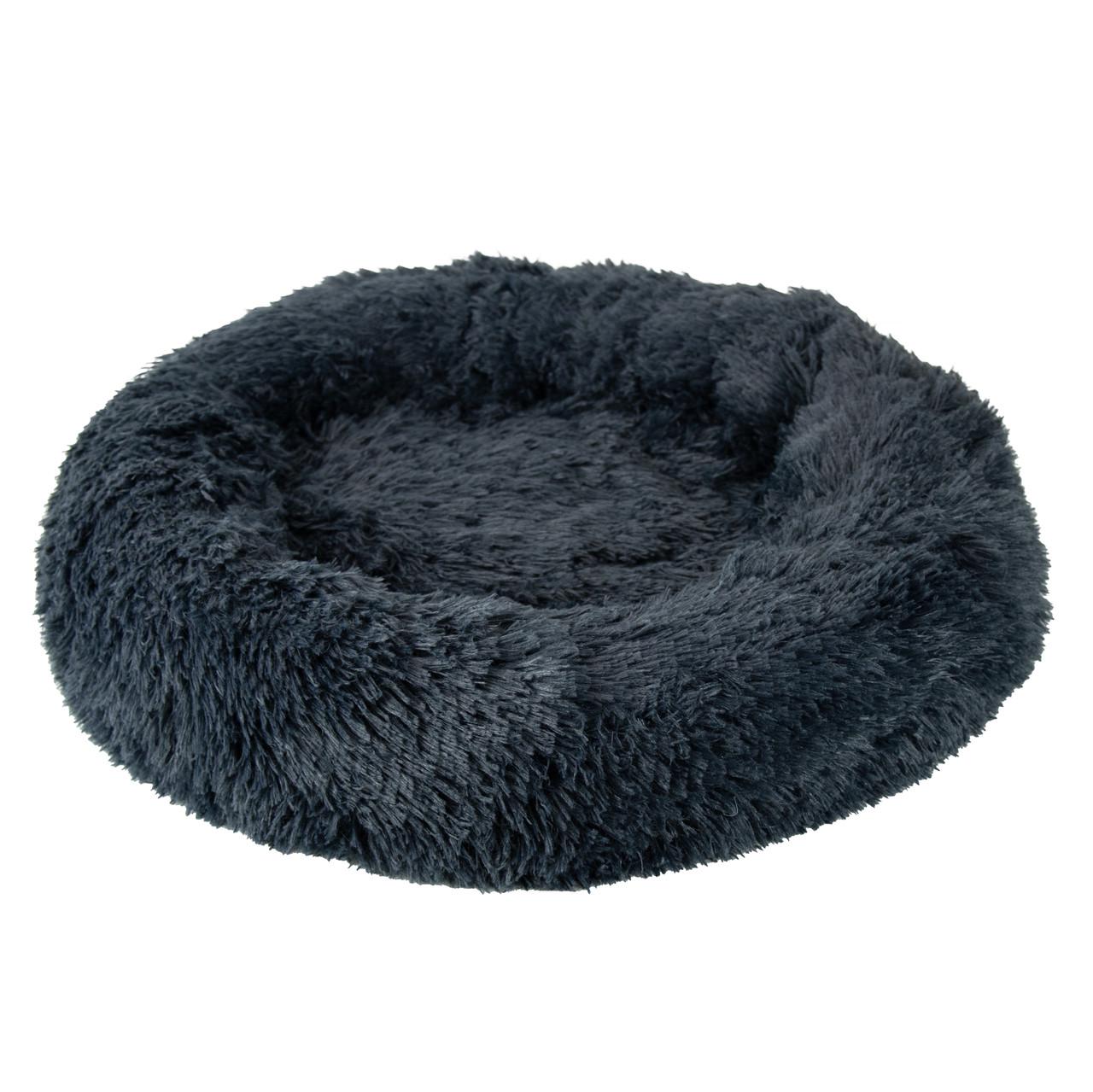 Лежанка для кошек и собак "Пончик" MurrLuxe ML-40 80 см Dark Blue (3_06404)