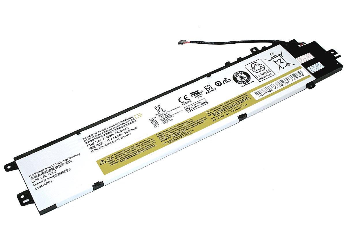 Аккумулятор для ноутбука Lenovo L13C4P01 IdeaPad Y40-70 7,4 V 6600 mAh (075427)